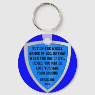 pantser van God sleutelhanger