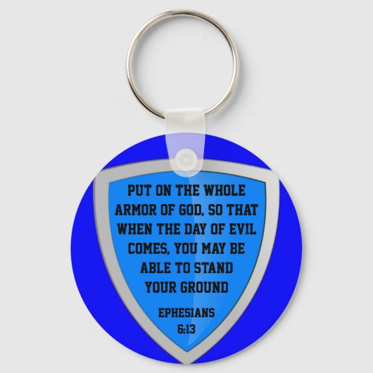 pantser van God sleutelhanger (Voorkant)