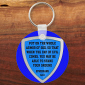 pantser van God sleutelhanger (Voorkant)