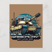 Pantsergevechten: games op het volgende niveau briefkaart (Voorkant)
