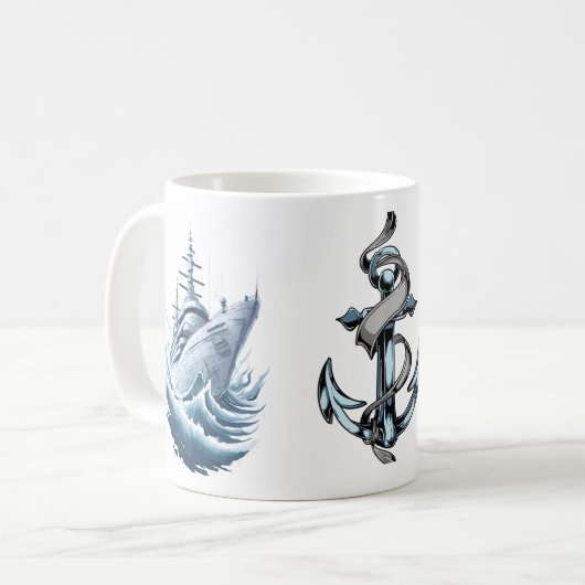 Pantserkruiserschip Koffiemok (Voorkant links)