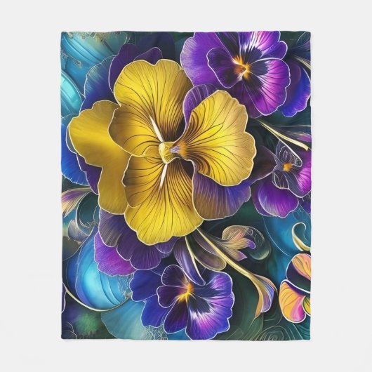  pantserkunst fleece deken (Voorkant)