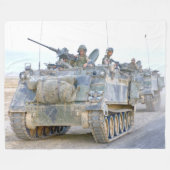 PANTSERWAGEN - M113 FLEECE DEKEN (Voorkant (Horizontaal))