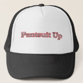 pantsuit aan trucker pet (Voorkant)