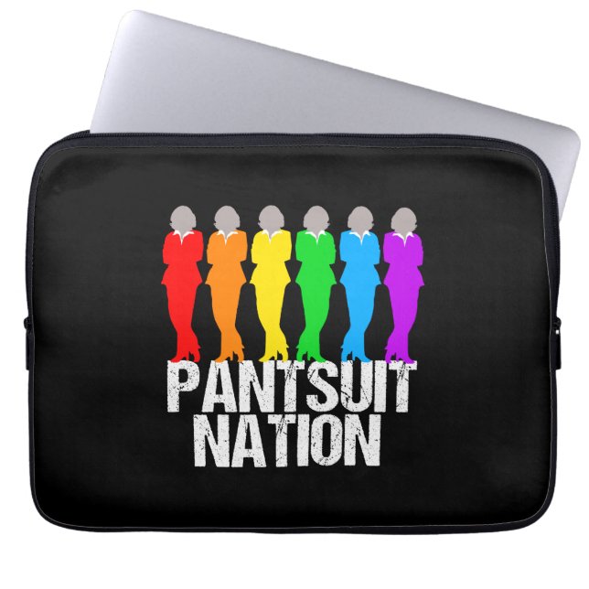 Pantsuit nation Rainbow Women Laptop Sleeve (Voorkant)