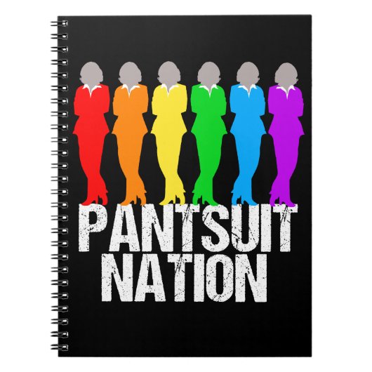 Pantsuit nation Rainbow Women Notitieboek (Voorkant)