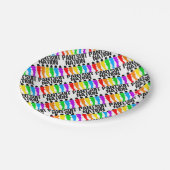 Pantsuit nation Rainbow Women Papieren Bordje (Gekanteld)