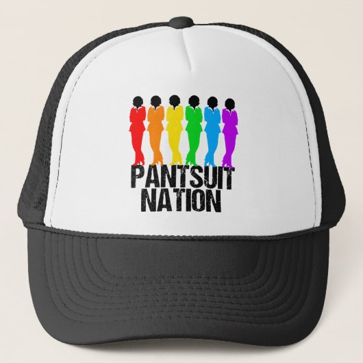 Pantsuit nation Rainbow Women Trucker Pet (Voorkant)