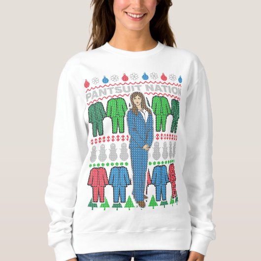 Pantsuit Nation Ugly Christmas Sweater (Voorkant)