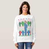 Pantsuit Nation Ugly Christmas Sweater (Voorkant volledig)