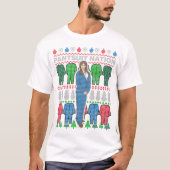 Pantsuit Nation Ugly kerstSweater T-Shirt (Voorkant)
