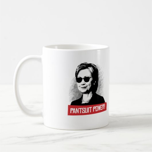 Pantsuit — Presidentiële verkiezingen 2016 - Koffiemok (Links)