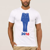 Pantsuit van Hillary Clinton - 2016 T-shirt (Voorkant)