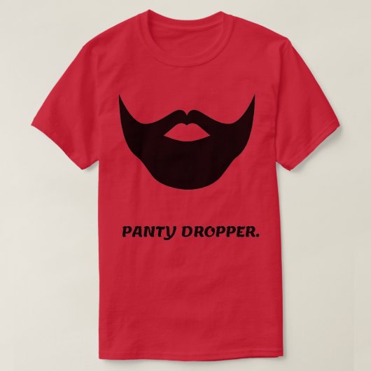 Panty Dropper Beard T-shirt (Design voorkant)