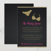 Panty Game for Bachelorette and Hens Party Informatiekaartje (Voorkant / Achterkant)