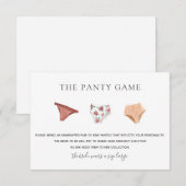 Panty Game Insteekkaart Kaart (Voorkant / Achterkant)