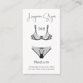 Panty Game Modern Vrijgezellenfeest Informatiekaartje (Voorkant)