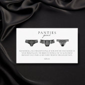 Panty Game Vrijgezellenfeest Bachelorette Lingerie Informatiekaartje