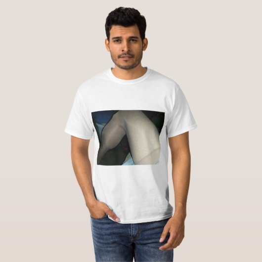 Pantyhose voor mannen t-shirt (Voorkant volledig)