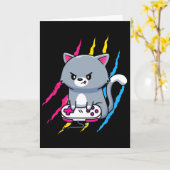 Panual Gaymer Geek Pride Lgbt Video Game Lover Gif Kaart (Gele Bloem)