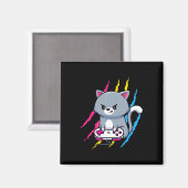 Panual Gaymer Geek Pride Lgbt Video Game Lover Gif Magneet (Voorkant / Achterkant)