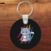 Panual Gaymer Geek Pride Lgbt Video Game Lover Gif Sleutelhanger (Voorkant)