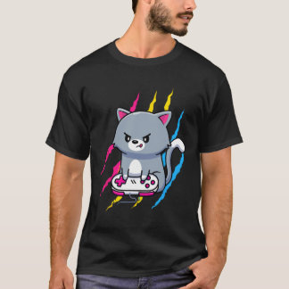 Panual Gaymer Geek Pride Lgbt Video Game Lover Gif T-shirt