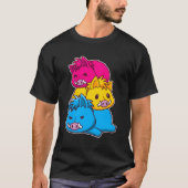 Panual Pride Vlag Wilde Zwijnen T-shirt (Voorkant)