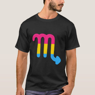 Panual Scorpio Zodiac teken Panual Pride vlag T-shirt