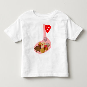 PANza llena, corazón contento Kinder Shirts