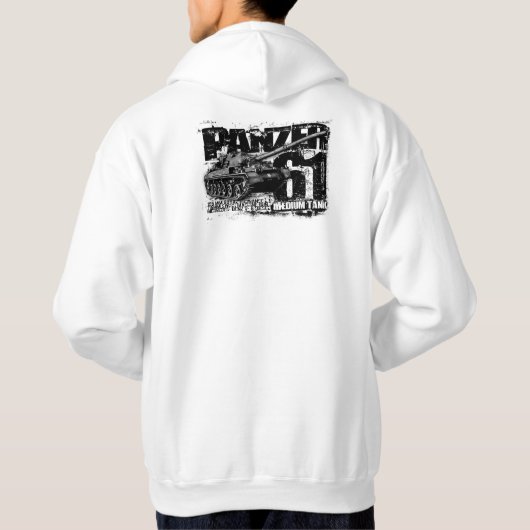 Panzer 61 Hoodie met capuchon (Achterkant)
