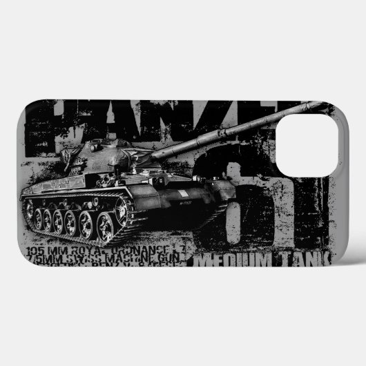 Panzer 61 iPad Mini Retina Hoesje (Achterkant (horizontaal))