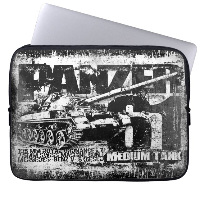 Panzer 61 Laptop Computer Sleeves (Voorkant)