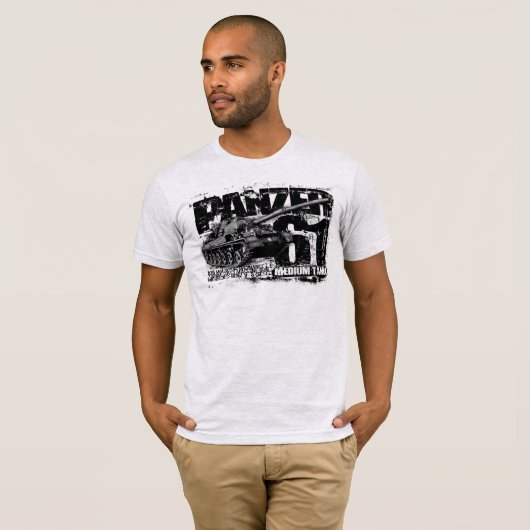 Panzer 61 Mannen T-shirt (Voorkant volledig)