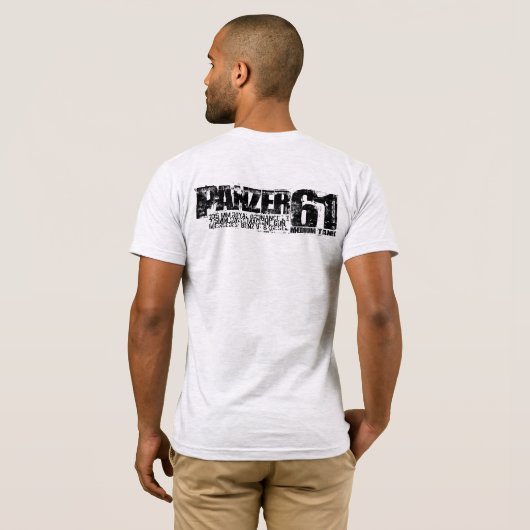 Panzer 61 Mannen T-shirt (Achterkant volledig)