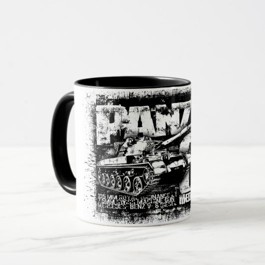 Panzer 61 Ringer Koffie Mok (Voorkant links)