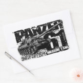 Panzer 61 Stickers voor rechthoek (Envelop)
