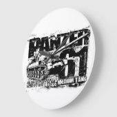 Panzer 61 Wandklok (Hoek)