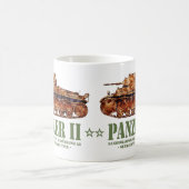 Panzer II A2 Tweede Wereldoorlog Duitse lichte tan Koffiemok (Center)