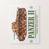 Panzer II A2 Tweede Wereldoorlog Duitse lichte tan Legpuzzel (Verticaal)