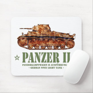 Panzer II A2 Tweede Wereldoorlog Duitse lichte tan Muismat