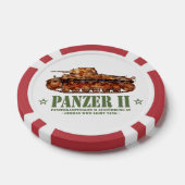 Panzer II A2 Tweede Wereldoorlog Duitse lichte tan Poker Chips (Enkel)