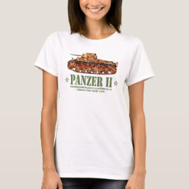 Panzer II A2 Tweede Wereldoorlog Duitse lichte tan T-shirt