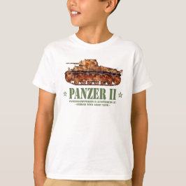 Panzer II A2 Tweede Wereldoorlog Duitse lichte tan T-shirt
