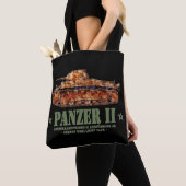 Panzer II A2 Tweede Wereldoorlog Duitse lichte tan Tote Bag (Dichtbij)
