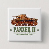 Panzer II A2 Tweede Wereldoorlog Duitse lichte tan Vierkante Button 5,1 Cm (Voorkant)