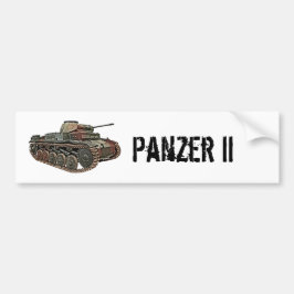 Panzer II-tank Bumpersticker