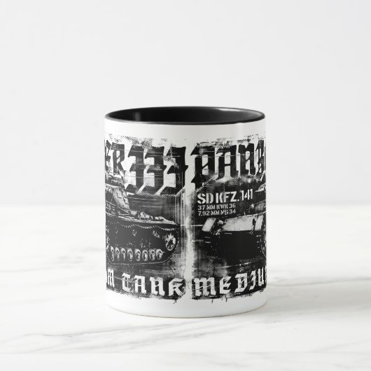 Panzer III 11 oz Ringer Mok (Midden)