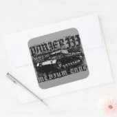 Panzer III Square Stickers (Envelop)