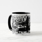Panzer IV 11 oz Ringer Mok (Voorkant links)